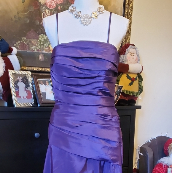 Water and waters women long purple Night dress Size 10 - Picture 5 of 11